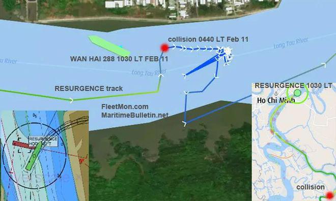 Collision in Vietnam causes damage to two boxships.jpg