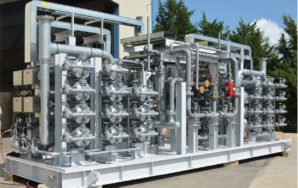 GAS MEMBRANE SEPARATION SYSTEM