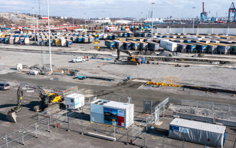 Port of Gothenburg carries out hydrogen-powered excavation