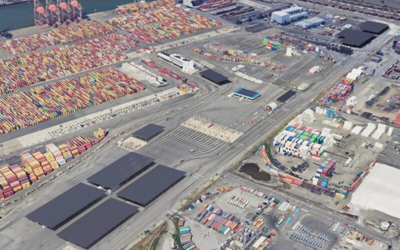 Port Newark Container Terminal completes solar installation
