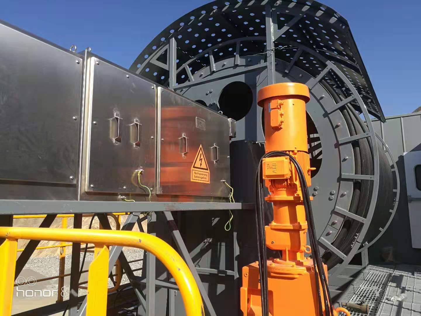MULTI-ROW COIL TYPE CABLE DRUM