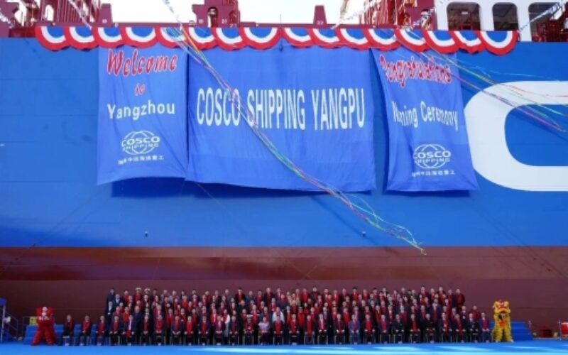 COSCO SHIPPING names first methanol dual-fuel containership