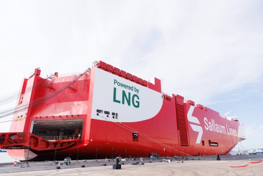 Sallaum Lines unveils first LNG dual-fuel vessel in Europe